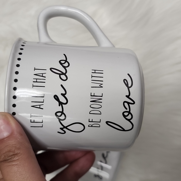 Mugs set inspirational Love and serenity - Picture 2 of 5